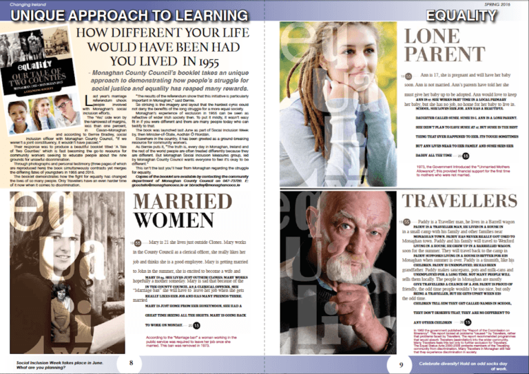 Superb equality resource idea from Monaghan County Council