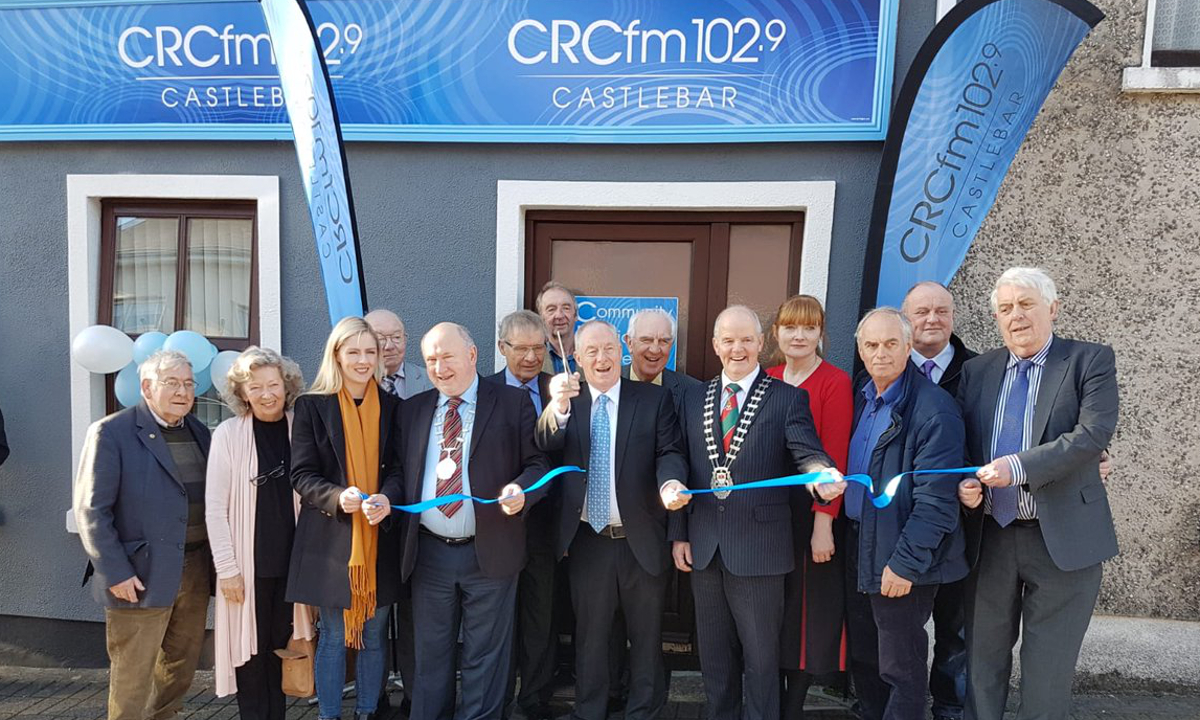 Minister Ring opens CRCfm's studio in Castlebar