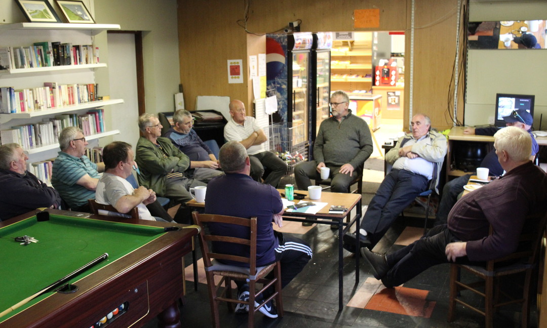 First meeting of the Pullough Men's Shed