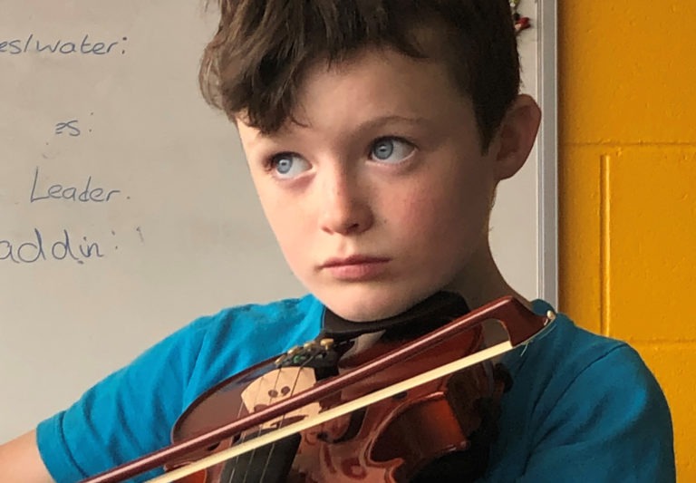 Music to everyone’s ears – LEADER funds 60 violins in Louth