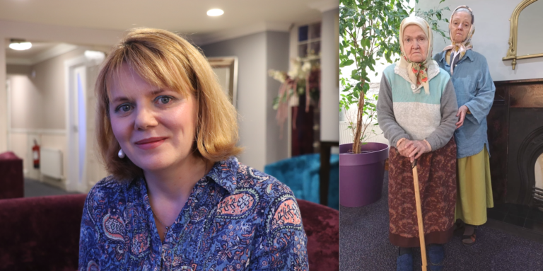 UKRAINIANS IN IRELAND – Halyna (90) and Svitlana (66) on fleeing a second war