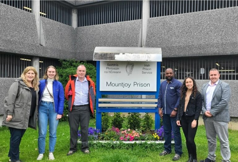 Damien returned to prison for a day with policy makers and civil servants