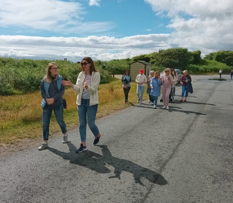 Walking and talking helps Ukrainians to settle in Wexford