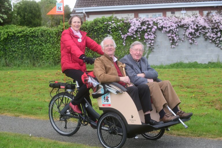 Trishaws give people the chance to feel the wind in their hair again