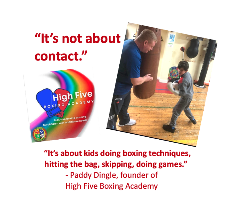 Most parents unaware boxing is open to kids with additional needs
